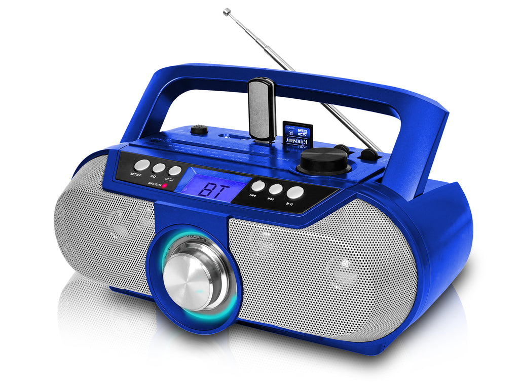 Fepe FP-1771ULS-BT Solar Radio, Music Player With 2 Internal Flashlights  and 2 Bulb Lights, Multifunction portable and Rechargeable Solar Powered
