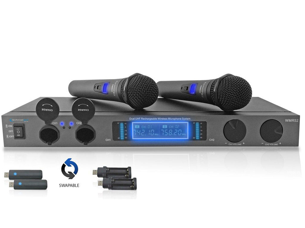 Professional Wireless Microphone System Vocal DJ Karaoke Stage Performance  Mic